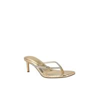 Guess Mayan, Sandalia con talón Mujer, Oro 788, 38 EU