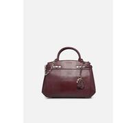GUESS bolso bandolera Melinda Triple Compartment Satchel Burgundy burdeos