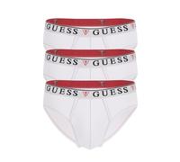 GUESS Men's Eco Brian Hero Brief 3Pack, Optic White