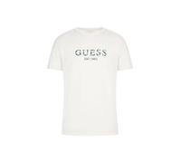 Guess Men's Eco Iridescent tee, Pure White