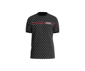 Guess Men's Eco Jamey T-Shirt, 4G AOP Jet Black