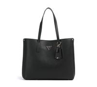 Guess Meridian Bolsa shopping negro, imitación de cuero, mujer