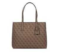 Guess Meridian Bolsa shopping marrón claro, imitación de cuero, mujer