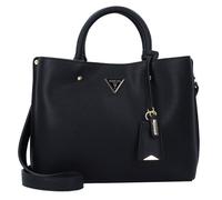 Guess Meridian Bolso de mano negro, imitación de cuero, mujer