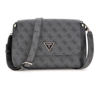 GUESS Meridian II Flap Crossbody Bag Coal Logo