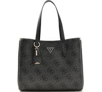 GUESS bolso de hombro Meridian II Girlfriend Tote Bag Coal Logo gris oscuro