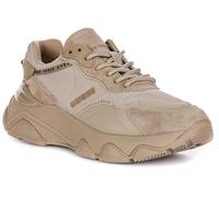 GUESS Zapatillas deportivas bajas 'MICOLA' beige oscuro / negro, Talla 36