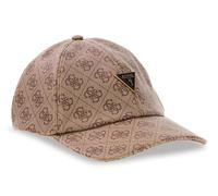 GUESS Gorra de Béisbol con Logotipo Monograma, Beige y Marrón, Ajustable