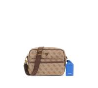 Guess Bolso bandolera Milano doble cremallera 25 cm marrón