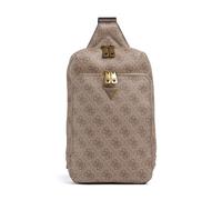 Guess Milano Mochila sling beige, imitación de cuero, hombre, 3L