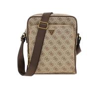 GUESS Milano Top Zip Xbody With Front Pocket Beige/Brown