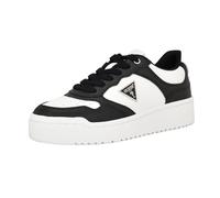 GUESS Miram, Zapatillas Mujer, Negro Blanco 003, 38 EU