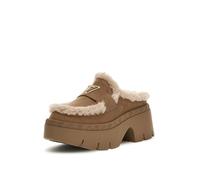 GUESS Mocasines de Plataforma con Forro de Piel Sintética, Suela Gruesa, Color Marrón (Beige, Sistema Tallas Calzado EU, Adulto, Números, Mediano, 39)