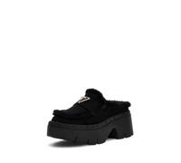 GUESS Mocasines de Plataforma con Piel Sintética, Suela Gruesa, Negro, Estilo Chunky (Negro, Sistema Tallas Calzado EU, Adulto, Números, Mediano, 41)