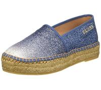 Guess Mocasines Glitter Fabric Azul EU 35