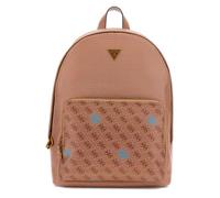 GUESS mochila de ocio con compartimento para portátil Milano Backpack Beige/Blue marrón
