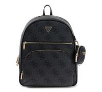 GUESS mochila de ocio con compartimento para portátil Power Play II Tech Backpack Coal Logo gris oscuro