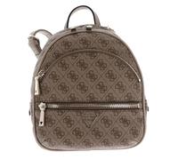 GUESS mochila de ocio Manhattan II Backpack Latte Logo marrón claro