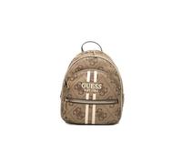 GUESS mochila de ocio Manhatten II Backpack Latte Logo marrón claro