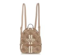 GUESS mochila de ocio Manhatten II Backpack Latte Logo marrón claro