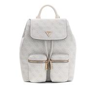 GUESS mochila de ocio Manhattan II Flap Backpack Bone Logo crema
