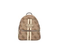 GUESS mochila de ocio Manhattan II Large Backpack Latte Logo marrón claro