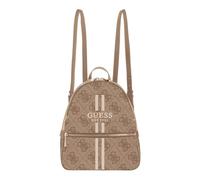 GUESS mochila de ocio Manhattan II Large Backpack Latte Logo marrón claro