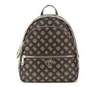 Guess mochila Manhattan II Large Backpack de ocio con logo Mocha marrón oscuro
