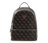 GUESS mochila Follie Travel Small Backpack Brown Logo marrón oscuro