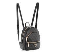 GUESS Mochila Manhattan, Logotipo de carbón, Talla única para Mujer