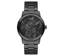 Guess Monarch GW0958G3 - Reloj de Pulsera para Hombre (Acero Inoxidable, 44 mm, Correa de Acero Inoxidable, 3 Bares), Color Negro