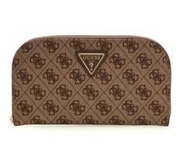 GUESS Monedero Adrian Logo Zip Around Organizer Latte Logo marrón Claro