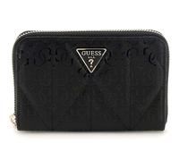 GUESS Monedero Aldina SLG Medium Zip Around Wallet Black Negro