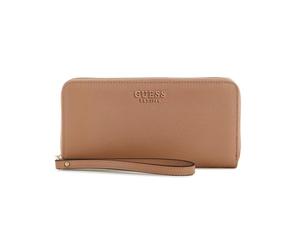 GUESS Monedero Amorette SLG Zip Around Wallet Beige marrón Topo