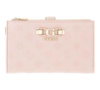 GUESS Monedero Anise SLG Double Zip Organizer Light Rose Logo Rosa