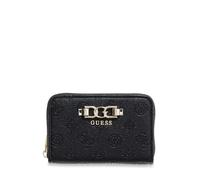 Guess Monedero Anise SLG Zip-Around Negro con logo