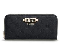 GUESS Monedero Anise SLG Zip Around Wallet Black Logo Negro