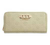 GUESS Monedero Anise SLG Zip Around Wallet Sage Logo Caqui