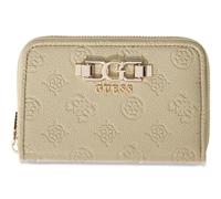 GUESS Monedero Anise SLG Zip Around Wallet Sage Logo Caqui