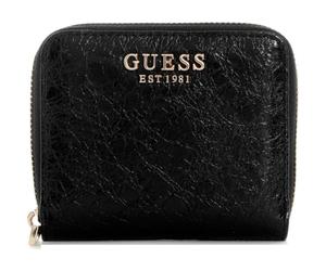 GUESS Monedero Antonia SLG Zip Around Wallet Black Negro