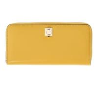 GUESS Monedero Audrey Logo SLG Zip Around Wallet Honey Mostaza