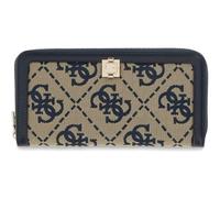 GUESS Monedero Audrey Logo SLG Zip Around Wallet Navy Logo Azul Marino