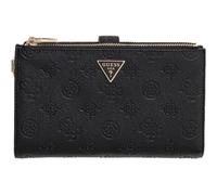 GUESS Monedero Blake SLG Double Zip Organizer Black Logo Negro