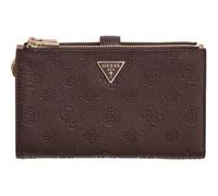 GUESS Monedero Blake SLG Double Zip Organizer Brown Logo marrón Oscuro