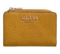 GUESS Monedero Blake SLG Zip Around Card Case Topaz Logo Mostaza