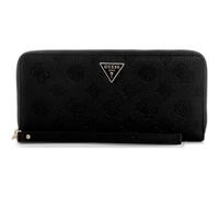 GUESS Monedero Blake SLG Zip Around Wallet Black Logo Negro