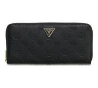 GUESS Monedero Blake SLG Zip Around Wallet Black Logo Negro