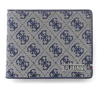 GUESS Monedero Boston Bifold Wallet Sand Blue Azul Marino