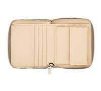 GUESS Monedero Coleen Logo Zip Around Wallet Latte Logo marrón Claro