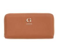 GUESS Monedero Coleen SLG Zip Around Wallet Caramel marrón